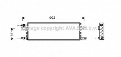 AVA QUALITY COOLING pr5026 -  Конденсатор, кондиционер